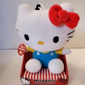 Hello Kitty Plush Wireless Bluetooth Speaker 2024 Bitty Boomers Blue outfit